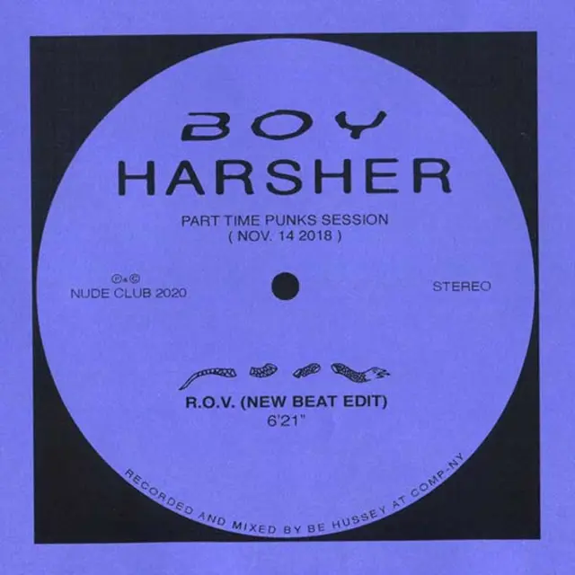 Cover artwork for BOY HARSHER - "P.O.V."